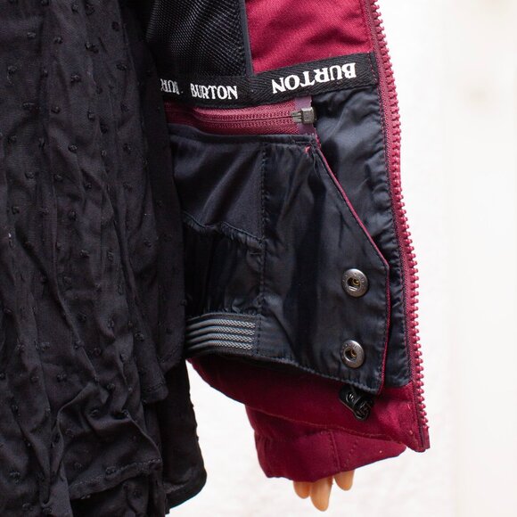 BURTON Jet Set Hooded Parka Ski/Snowboarding Small Jacket - Picture 5 of 9